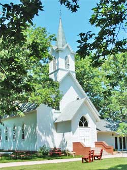 Nora Church in the spring