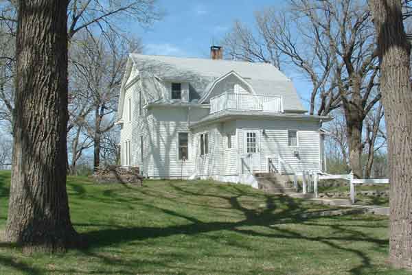 The south side of the parsonage